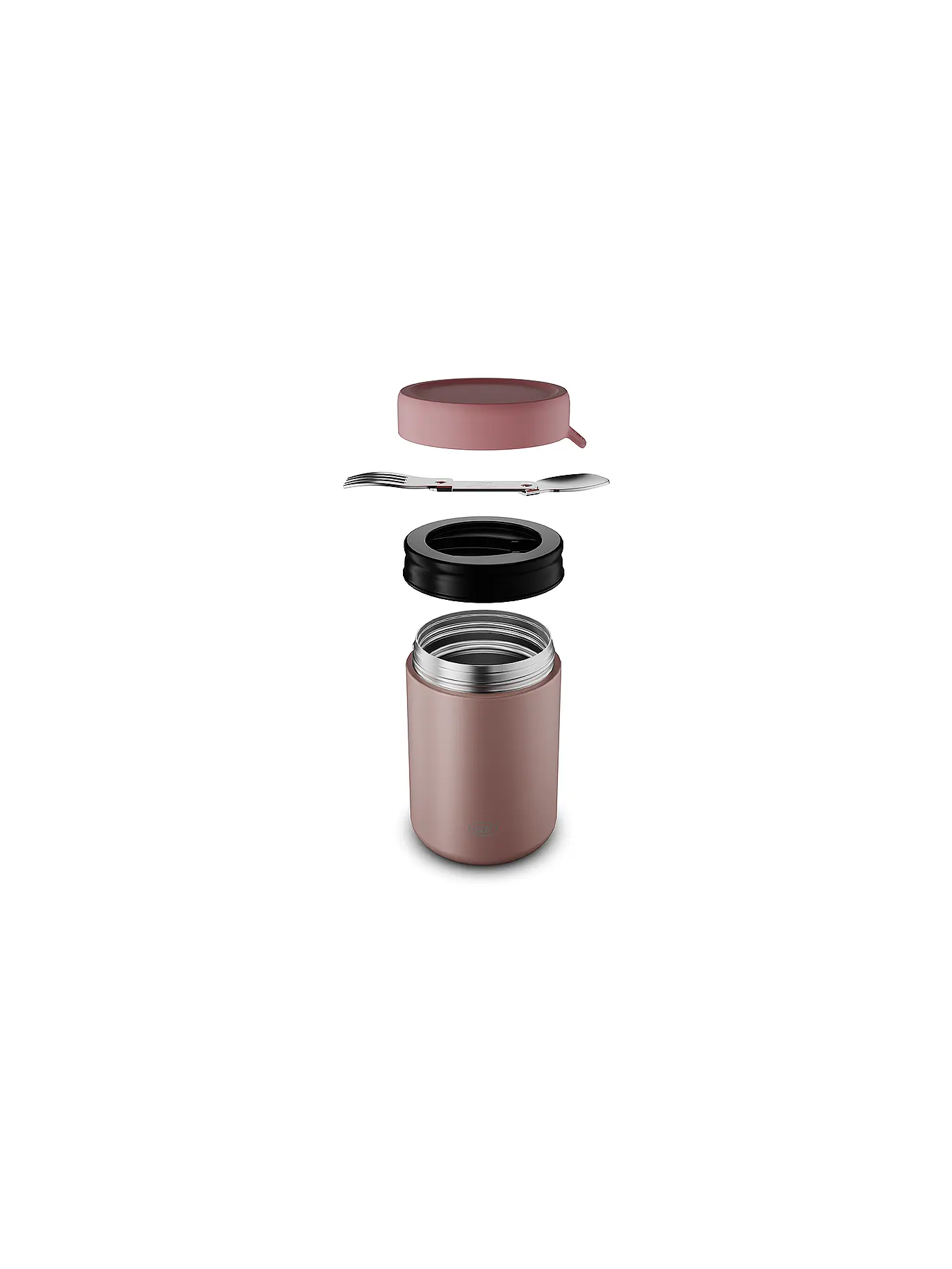 ALFI | Isolierbecher -Thermosbecher ISO-FOOD 0,35l Rose Mat | 